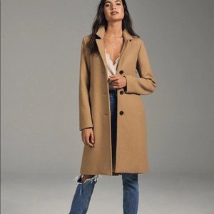 Abercrombie Camel Dad Coat Size Large.